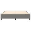 vidaXL Box Spring Bed Frame Dark Grey California King Fabric (US Only)