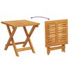 vidaXL Sun Loungers 2 pcs with Table Solid Wood Acacia