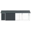 vidaXL Bird Cage Anthracite 422 x 103 x 142 cm Galvanised steel