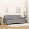 vidaXL 3-Seater Sofa Light Grey 180 cm Fabric