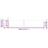 vidaXL Retractable Side Awning Cream 160x1000 cm