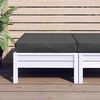 vidaXL Pallet Cushion Melange Anthracite 60x60x9.5 cm Fabric