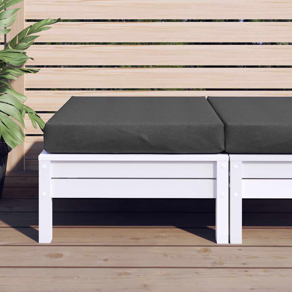 vidaXL Pallet Cushion Melange Anthracite 60x60x9.5 cm Fabric