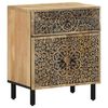 vidaXL Bedside Cabinet 50x33x60 cm Solid Wood Mango