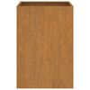 vidaXL Planter 52x48x75 cm Corten Steel