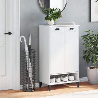 vidaXL Shoe Cabinet VIKEN White Engineered Wood