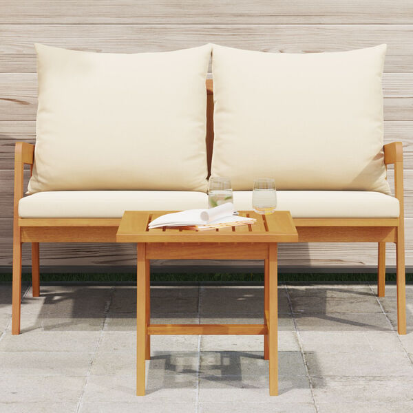 vidaXL Side Table 45x45x40 cm Solid Wood Acacia