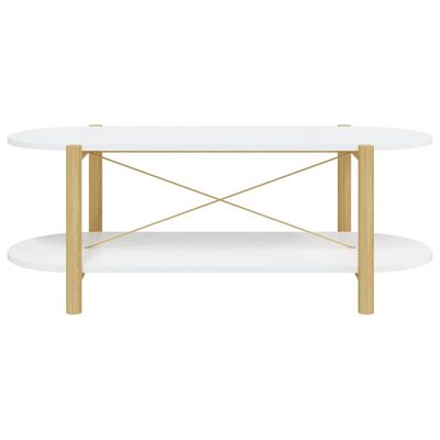 vidaXL Coffee Table White 110x48x40 cm Engineered Wood