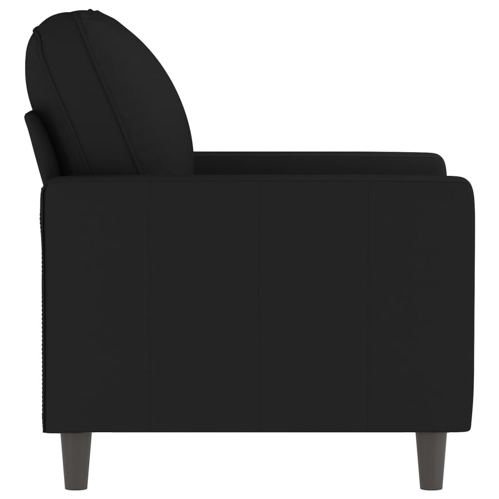 vidaXL Sofa Chair Black 60 cm Velvet