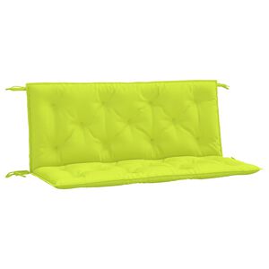vidaXL Garden Bench Cushions 2pcs Bright Green 120x50x7cm Oxford Fabric