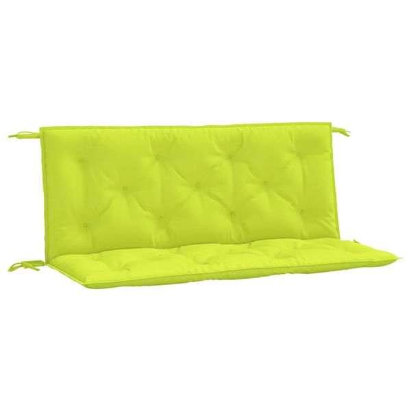 vidaXL Garden Bench Cushions 2pcs Bright Green 120x50x7cm Oxford Fabric