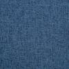 vidaXL Swivel Dining Chair Blue Fabric