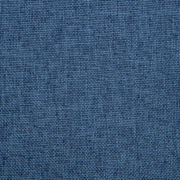 vidaXL Swivel Dining Chair Blue Fabric