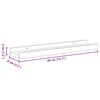 vidaXL Wall Shelves 2 pcs Sonoma Oak 40x9x3 cm