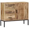 vidaXL Sideboard 88x30x71 cm Solid Mango Wood