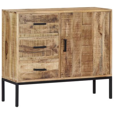 vidaXL Sideboard 88x30x71 cm Solid Mango Wood