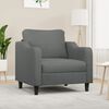 vidaXL Sofa Chair Dark Grey 60 cm Fabric