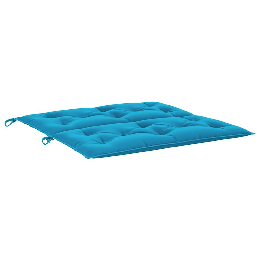 vidaXL Garden Bench Cushion Light Blue 100x(50+50)x7cm Oxford Fabric