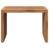 vidaXL Garden Side Table Brown 50 x 32.5 x 35 cm Solid Teak Wood