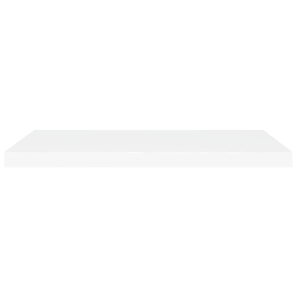 vidaXL Floating Wall Shelves 4 pcs White 80x23.5x3.8 cm MDF