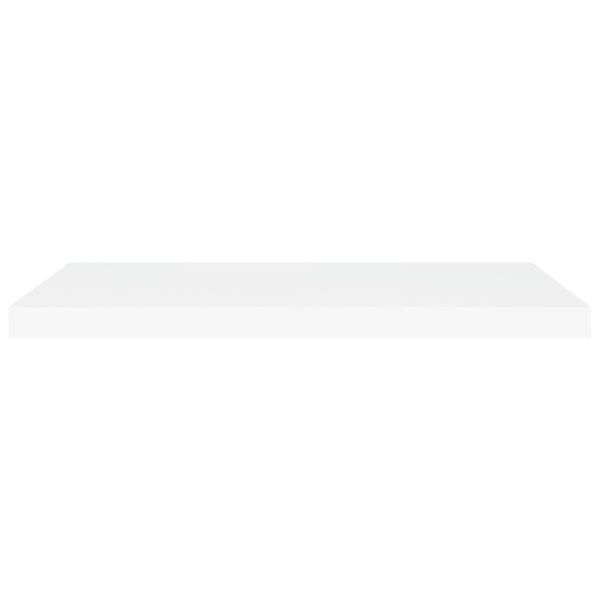 vidaXL Floating Wall Shelves 4 pcs White 80x23.5x3.8 cm MDF