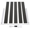 vidaXL Garden Fence WPC 180x105 cm Grey