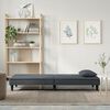 vidaXL Sofa Bed Dark Grey Velvet