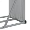vidaXL Log Holder Wood Look 300x45x100 cm Galvanised Steel