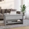 vidaXL Coffee Table Grey Sonoma 80x50x40 cm Engineered Wood