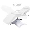 vidaXL Massage Table White 180x62x(86.5-118) cm