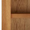 vidaXL Bookcase with 2 Doors 70x30x180 cm Solid Oak Wood