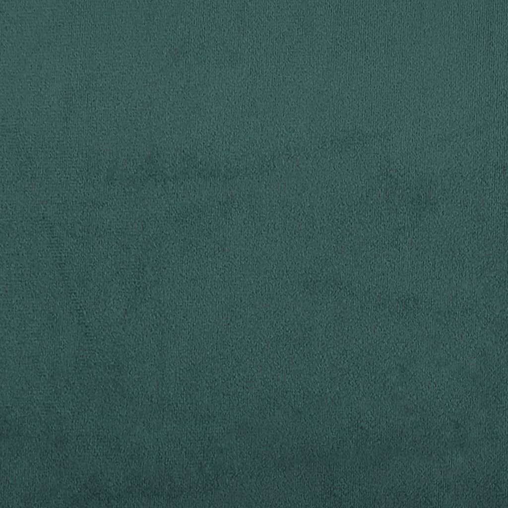 vidaXL 2 Piece Sofa Set Dark Green Velvet