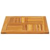 vidaXL Table Top 60x60x2 cm Square Solid Wood Acacia