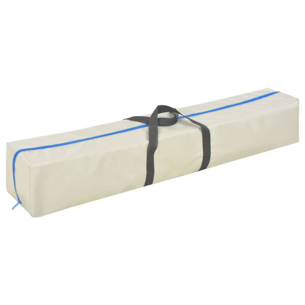 vidaXL Inflatable Gymnastics Mat with Pump 400x100x10 cm PVC Blue