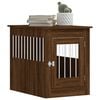 vidaXL Dog Crate Furniture Brown Oak 55x80x68 cm Engineered Wood