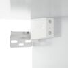 vidaXL Wall-mounted Bedside Cabinets 2 pcs High Gloss White 35x35x20 cm