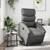 vidaXL Electric Stand up Recliner Chair Grey Faux Leather