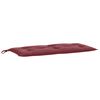 vidaXL Garden Bench Cushions 2 pcs Melange Wine Red 100x50x7 cm Fabric