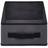 vidaXL Storage Cabinet with 6 Drawers 55x29x55 cm Grey Steel