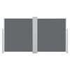 vidaXL Retractable Side Awning Anthracite 140x600 cm