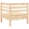 vidaXL Garden Sofa Corner Solid Wood Pine
