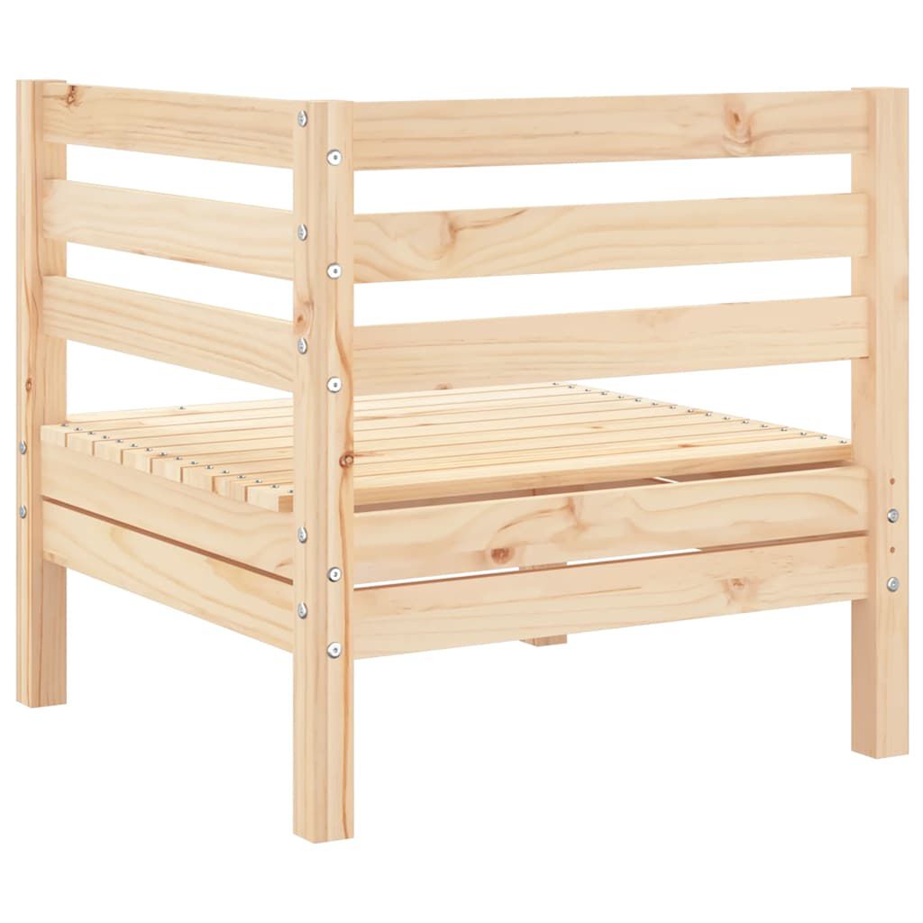 vidaXL Garden Sofa Corner Solid Wood Pine