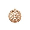vidaXL 100 Piece Christmas Ball Set 3/4/6 cm Rose/Gold