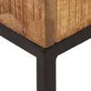 vidaXL Side Table 30x30x33 cm Rough Mango Wood