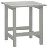 vidaXL Garden Adirondack Chair with Ottoman&Table Solid Fir Wood Grey