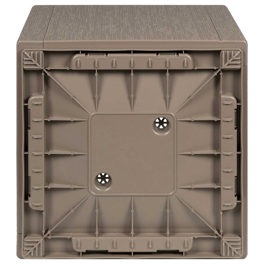 vidaXL Garden Planter Dove grey PP (polypropylene) 36 x 36 x 35 cm