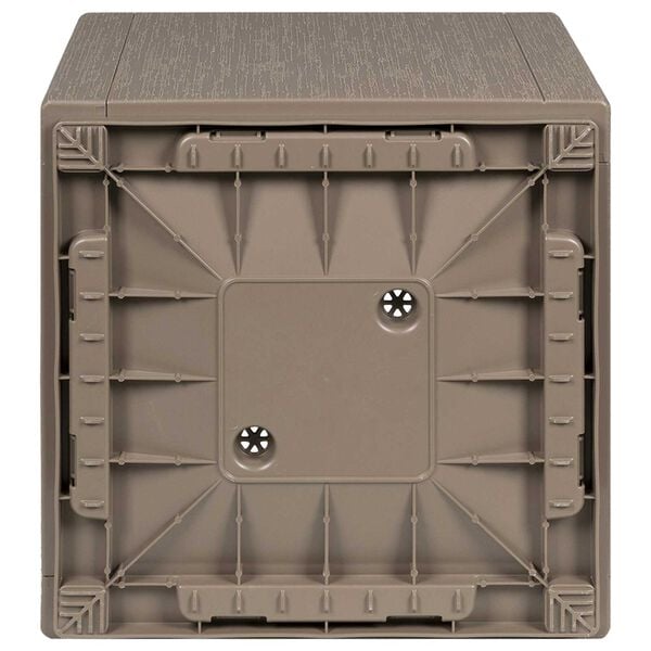 vidaXL Garden Planter Dove grey PP (polypropylene) 36 x 36 x 35 cm