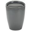 vidaXL Storage Stool Grey Faux Leather
