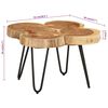 vidaXL Coffee Table 36 cm 4 Trunks Solid Wood Acacia