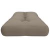 vidaXL Pallet Cushion Taupe 120x40x12 cm Fabric